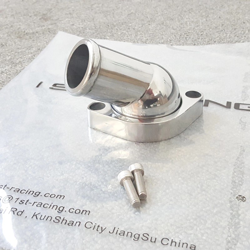 1st-racing 45°Water Neck Thermostat Housing FOR LS1 LS2 LS3 LS7