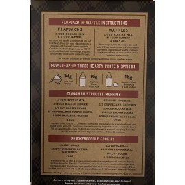 Kodiak Protein Power Cakes CINNAMON OAT Pancake Flapjack & Waffle Mix 20 oz Box