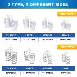 8 PCS Schnarchstopper, Anti Schnarch Nasenclip,Anti Schnarch Nasenspreizer,Wiederverwendbares Anti Schnarch,Extra Halt für bessere Schlafqualität, besser Atmen bei verstopfter Nase