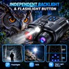 Night Vision Binoculars for Outdoor Viewing – 4K Recording, 8X