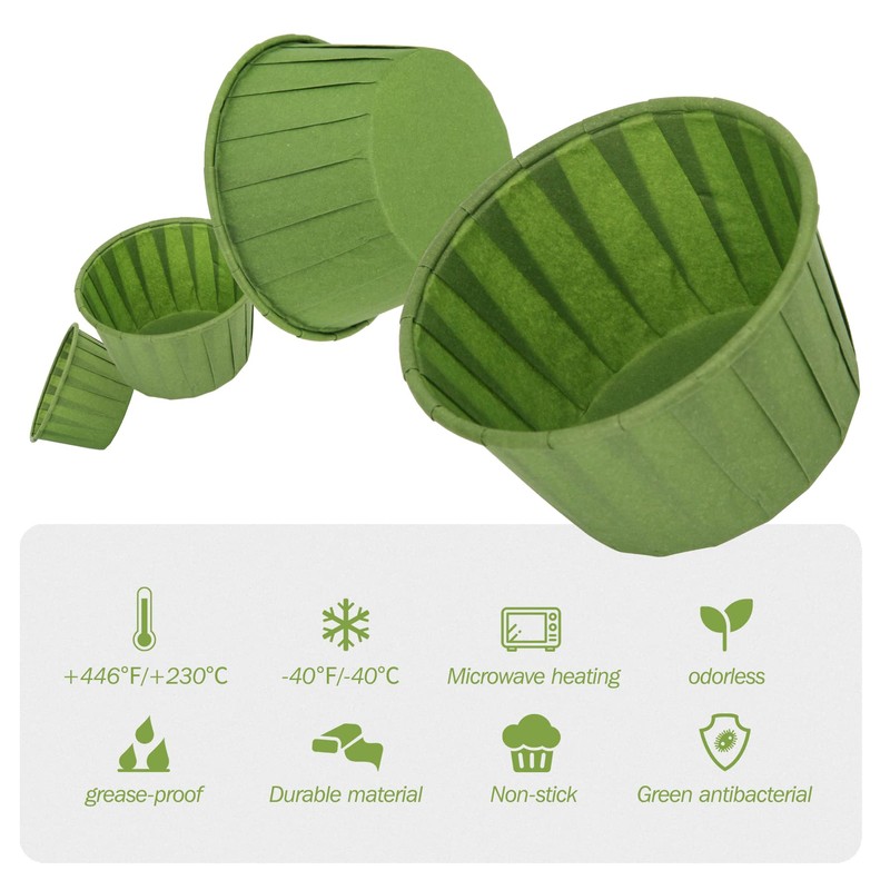 Volein Paper Muffin Cases Pack of 50 Cupcake Moulds for