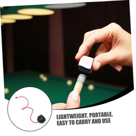 SUPVOX 4pcs Snooker Pool Chalk Holder Rubber Accessory Protects Chalk from Loss Shock-Absorbing Design for Billiard Enthusiasts Lightweight and Portable Storage