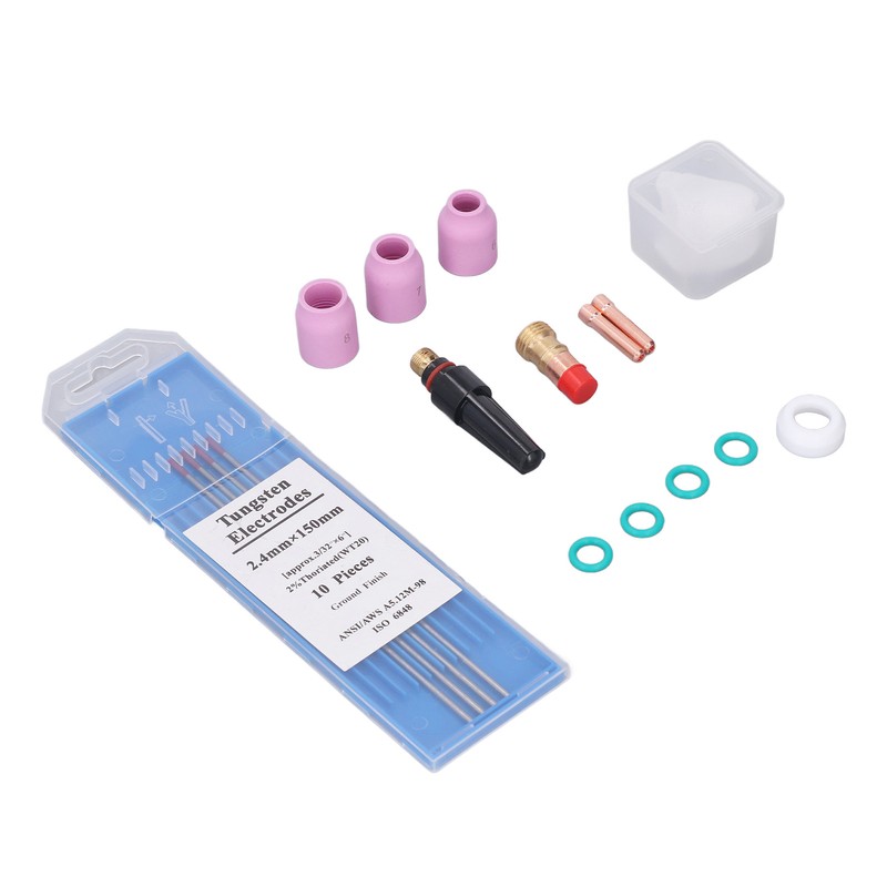 TIG Torch Accessories Welding Gas Lens and Nozzle Glass Cup