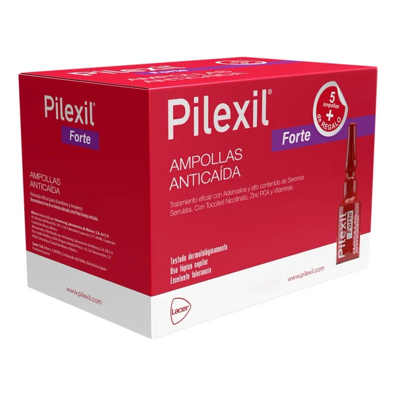 Pilexil Forte Ampolletas Anticaída Cabello