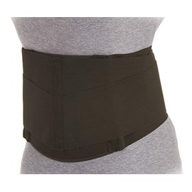 United Ortho 53007 Elastic Back Support, Black, Large