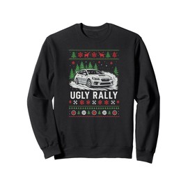 Rally Car Ugly Christmas Sweater Drift Sweatshirt