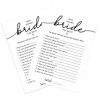OXEDP Who Knows The Bride Best Game, Bridal Shower Questionnaire