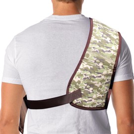 Shooting Shoulder Pad for Men Women Recoil Pads Vest for Shotgun Rifle Gun Adjustable Strap Cushion Protection for Right Shoulder Tactical Gift for Hunting Accessories (Right Shoulder-Camouflage, M)