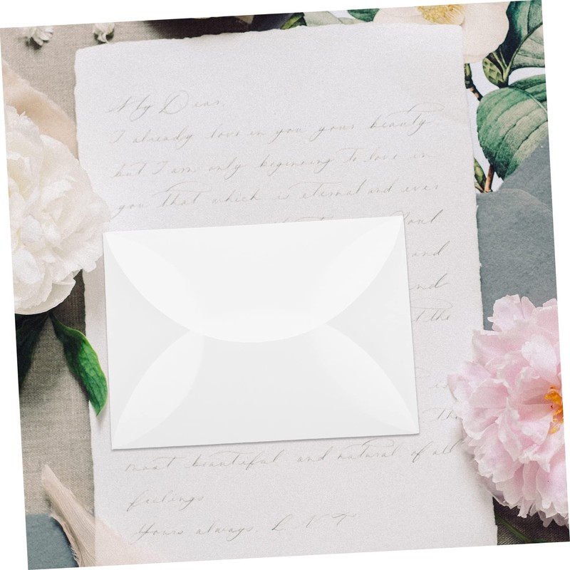 Pack of 10 Envelopes Transparent Envelopes Parchment Envelopes 5 x