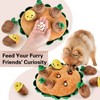 iLifeTech Dog Snuffle Mat with 6 Carrots, Plush Puzzle Toys