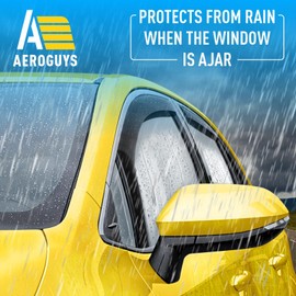 Extra Durable Window Deflectors in-Channel Window Visors Rain Guards Fit for Toyota Corolla 2020-2025 Hatchback, Sun Visors, Wind VentVisors, Vent Shades, Exterior Car Accessories - 4 pcs. AG0525