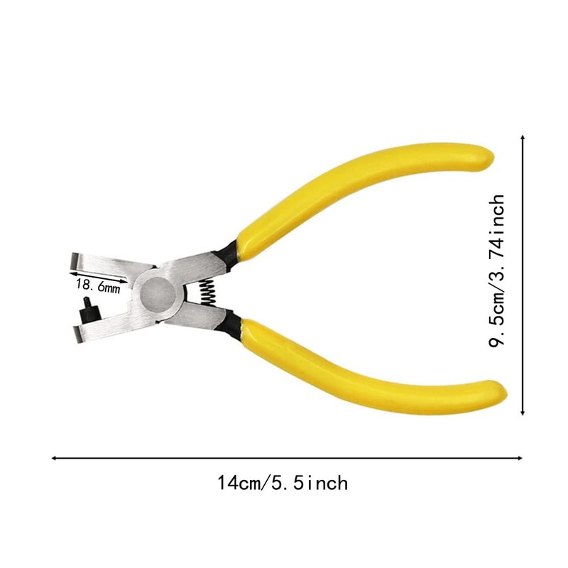 GOIYZTTR Hole Punch Pliers for Watches, Handle Belt Hole Watchmaker