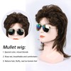 Traqur Mullet Wigs for Men 80s Costumes Fancy Party Wig