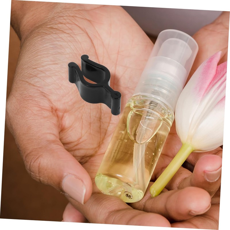 OUNONA 50pcs Portable Pump Lock Clip for Shampoo Bottle Lotion