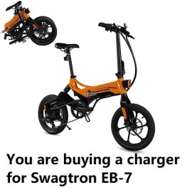 Swagtron OEM Ac adpter Charger for Swagtron EB-5 EB-7, EB-7 Plus  Folding Electric Bike