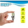 HQRP 2-Pack E12 Candelabra Base 64 SMD3014 LED Bulbs AC