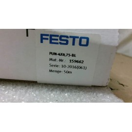 Festo PUN-4X0,75-BL Blue 4mm OD Plastic Tubing 50 Meters - New In Box