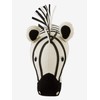VERTBAUDET Zebra Head Wall Decoration Plush White/Black One Size