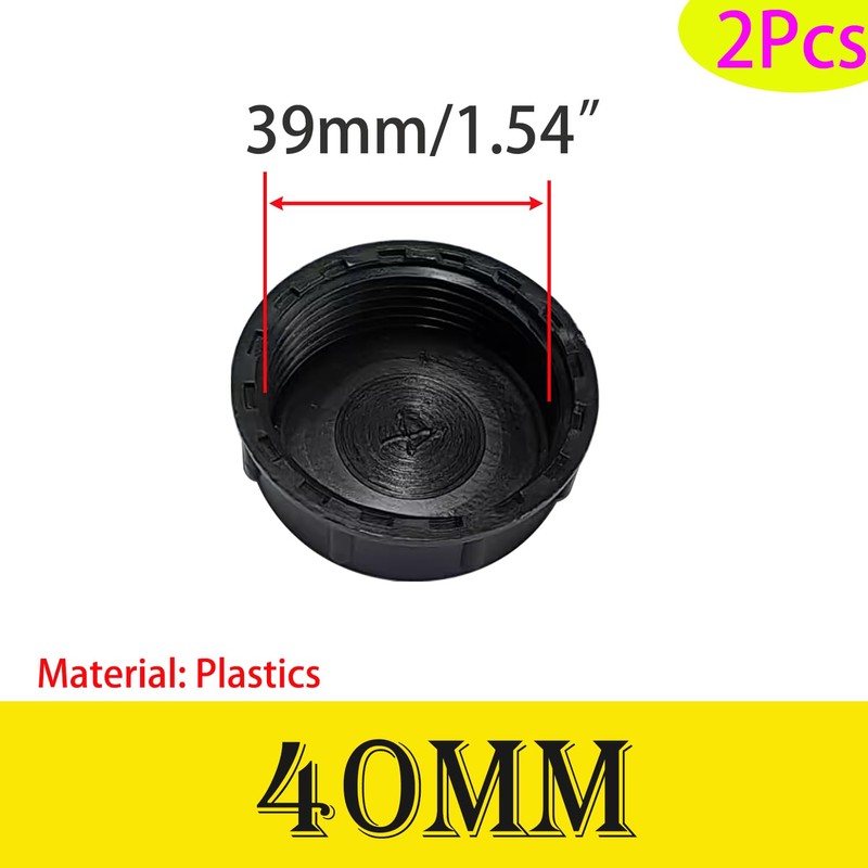 Qrity Pack of 2 Kitchen Sink Drain Pipe Sealing Cap