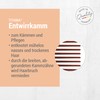 TITANIA Afro Comb (Brown) | Comb for Afro Hair |