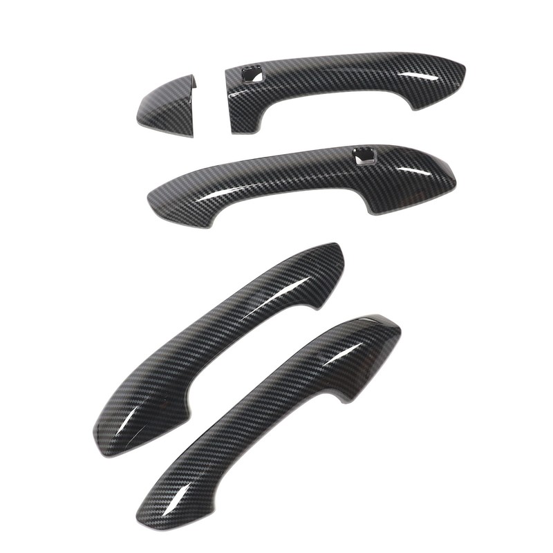 Exterior Door Handle Cover Carbon Fiber Pattern Outside Door Handle