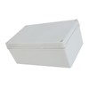 Power Junction Box with Mounting Plate ABS Plastic DIY Electrical
