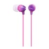 Sony MDREX15LP Audífonos intrauditivos de Silicón, color Morado
