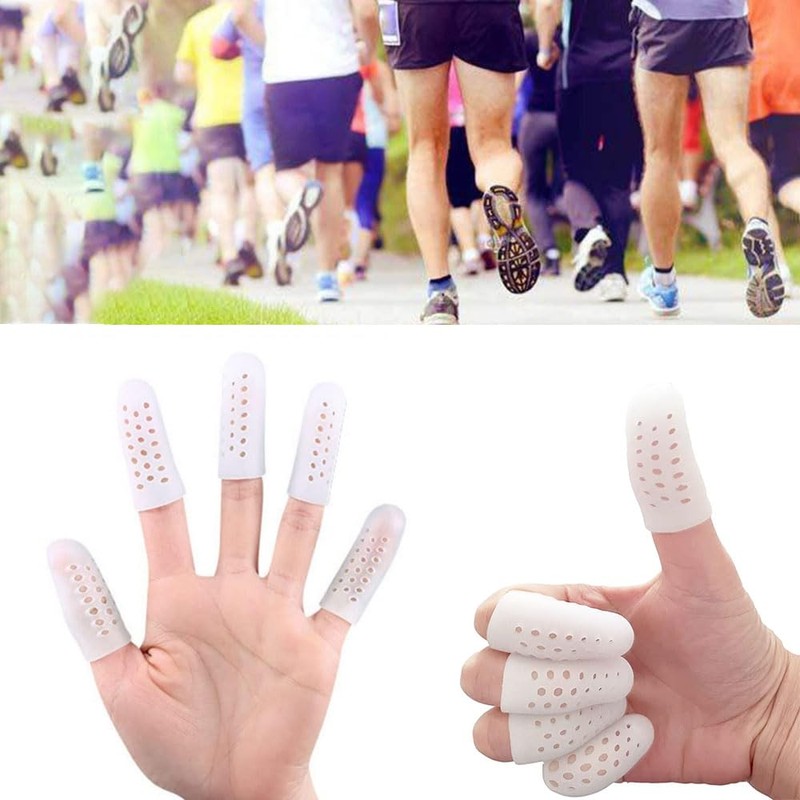 10 Pcs Silicone Finger Cots with Air Holes, Finger Protector