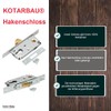 KOTARBAU® 72/40 Sliding Door Mortice Lock Galvanised Corrosion Resistant Strike