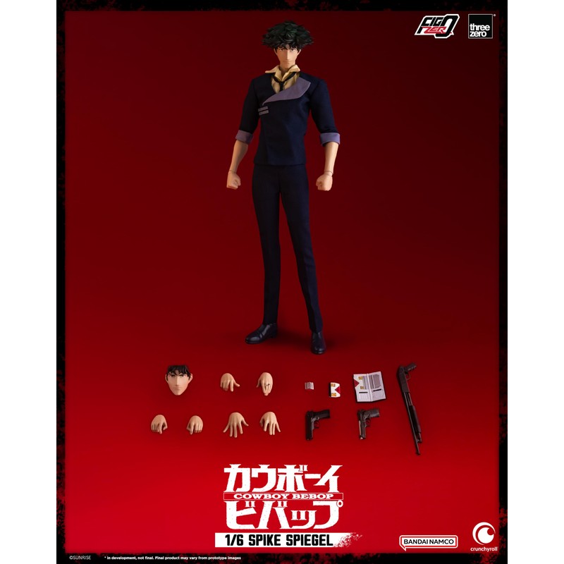 threezero FigZero Cowboy Bebop: Spike Spiegel 1:16 Scale Action Figure