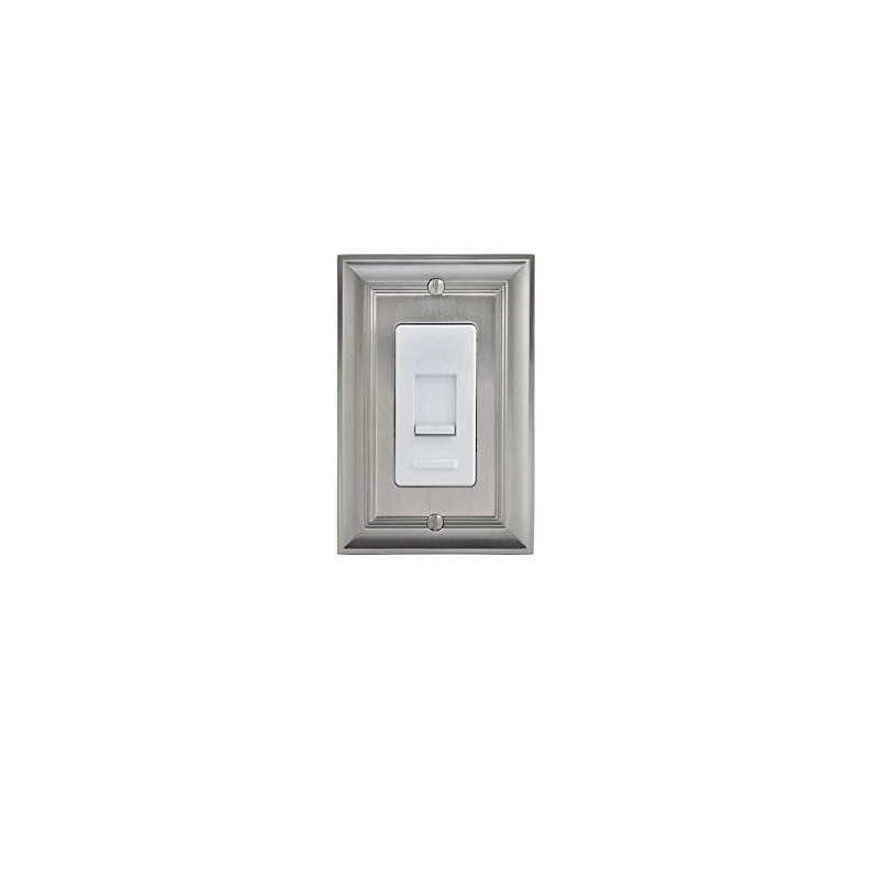 Cosgrove 1-Gang Satin Nickel Single Decorator Wall Plate