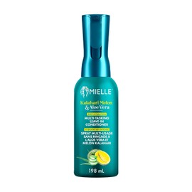 Mielle Kalahari Melon & Aloe Deep Hydration Leave-In Conditioner, Lightweight Moisturiser for Curly Hair, 198 ml