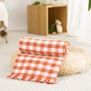 CloudDwelling 100% Cotton Throw Blanket Plaid Soft Lightweight Cozy Farmhouse