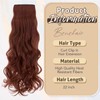 Benehair 22" Clip in Hair Extensions 12 Pcs Long Curly