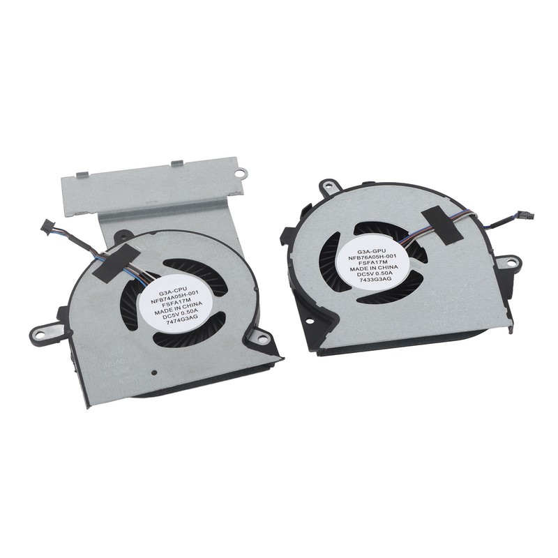 2pcs 4pin CPU Cooling Fan Computer Case Cooler Ventilator Fit