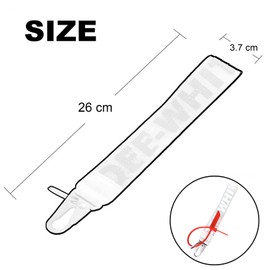 Fashion Letter Lanyard Keychain,Wristlet Keychain,Key Chain can Hang Key,Wallet,Jeans Decoration,Office Badge,Unisex Cool Wrist Lanyard (Rubber White)