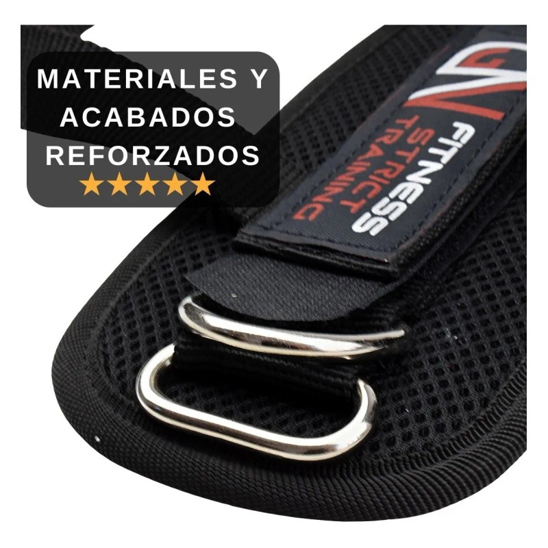Grilletes Con Talonera Gym Femoral, Glúteo, Aductor Abductor