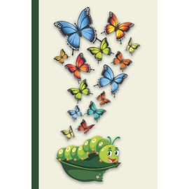 Caterpillar Notebook: Caterpillar Animal Lover Caterpillar Notebook For Men, Women, Girls, Kids - 6x9" 100 Pages