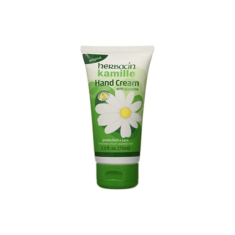 Herbacin Kamille Hand Cream, Paraben Free, 2.5 Fluid Ounce