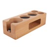 Wood Coffee Filter Tamper Holder Wooden Coffee Tamper Mat Stand