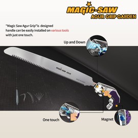 Garden Tool Set, Stainless Steel Heavy Duty Gardening Tool Set, with One Touch Safety Locking, Storage Case, Outdoor Hand Tools, Ideal Garden Tool Kit Gifts for Women and Men