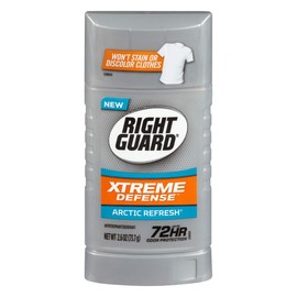 Right Guard Xtreme Defense 5 Arctic Refresh Antiperspirant 2.6 oz (Pack of 3)