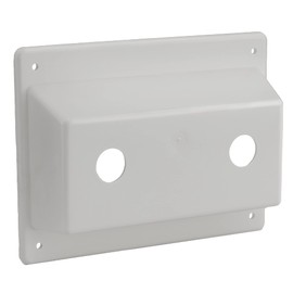 RecPro Faucet Bezel | Stand Off Faucet Cover (White)