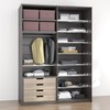 SOFRON Expandable Closet Shelves Organizers, Adjustable Shelf for Cabinet Rack