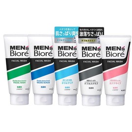 Kao Men's Biore Facial Wash 130g (Select 1 of 5) / 카오 멘즈 비오레 페이셜 워시 130g 5종 택1
