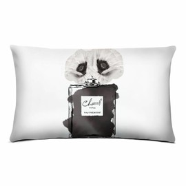 MULTIC White Throw Pillow Covers 12x20 Inch Fashion Floral Perfume Decorative Pillow Cases for Women Girls Couch Bed Bedroom Decor Square Velvet Throw Pillow Cover