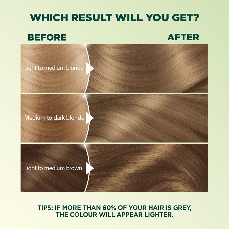 Garnier Nutrisse Ultra Crème, Permanent Hair Dye, 100% Grey Coverage,