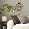 30x30cm Glass Clock with a Customized "Established Since" Landmarksheet size: