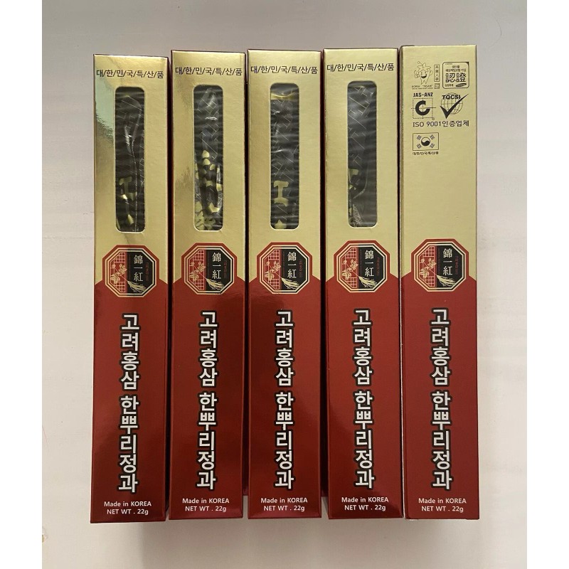 Korean Red Ginseng Honeyed Korean Red Ginseng Roots 220g X