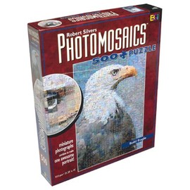 Robert Silvers Photomosaics 500 Piece Puzzle: Bald Eagle by Buffalo Games, Inc.